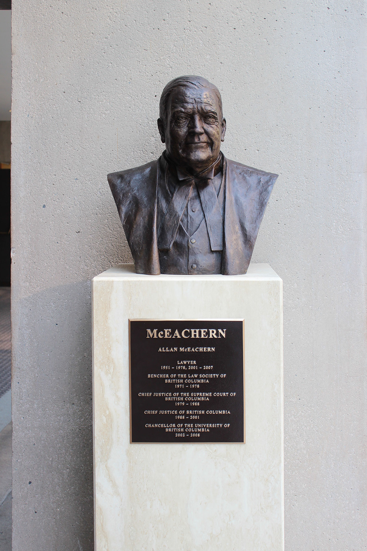 Allan McEachern, BA, LL.B, LL.D